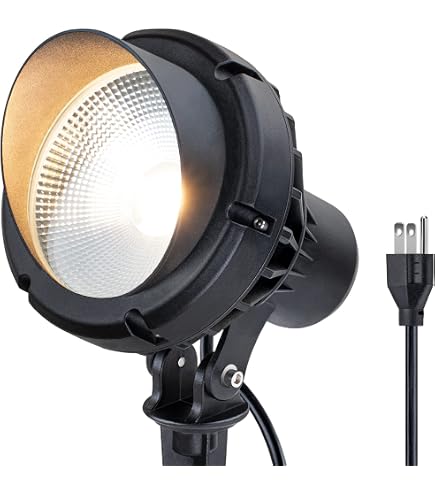 SUNVIE LED 40W Spot Lights Outdoor 5000K Daylight White Plug in